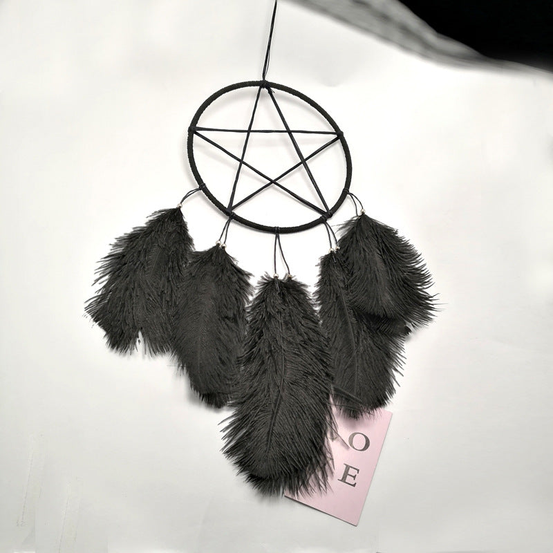 Pentegram Design Dream Catcher Lights Hanging