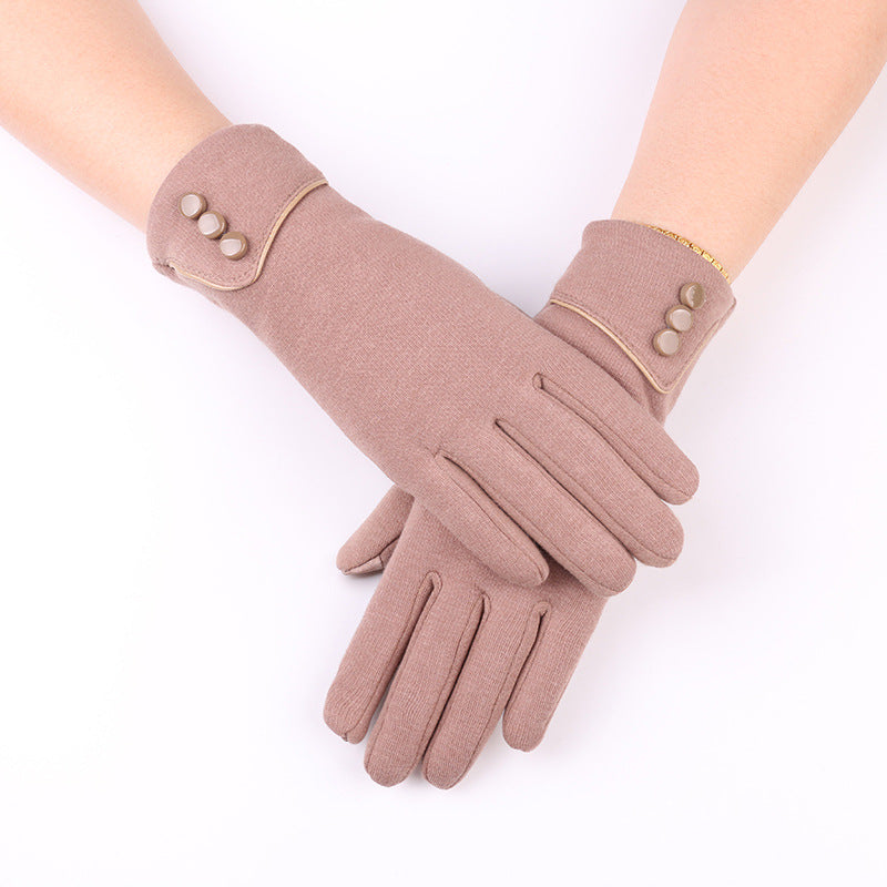 Women's Warm Winter Gloves With Non Down Touch Screen