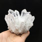 Natural White Crystal Cluster Degaussing Purification Crafts Rough Stone Ore Specimen Home Office Decoration