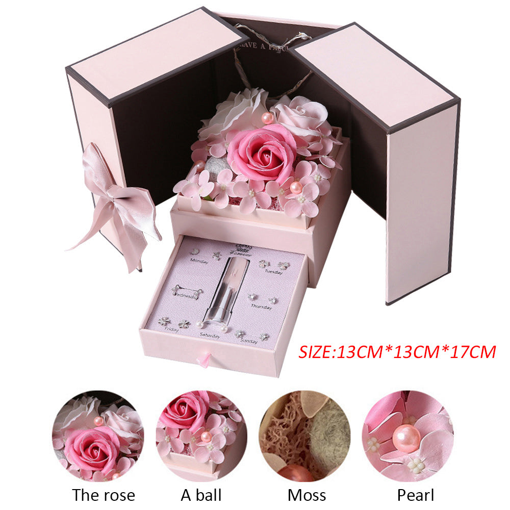 Pink Lamp Gift Box Christmas Valentine's Day Creative Gift