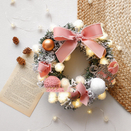 Christmas Decoration Opening Wreath 40to50cm Bar Hotel Bed And Breakfast Wall Hanging Rattan