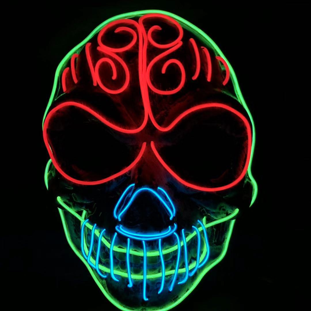 Skull LED Glowing Mask