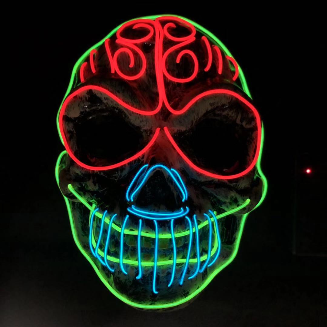 Skull LED Glowing Mask