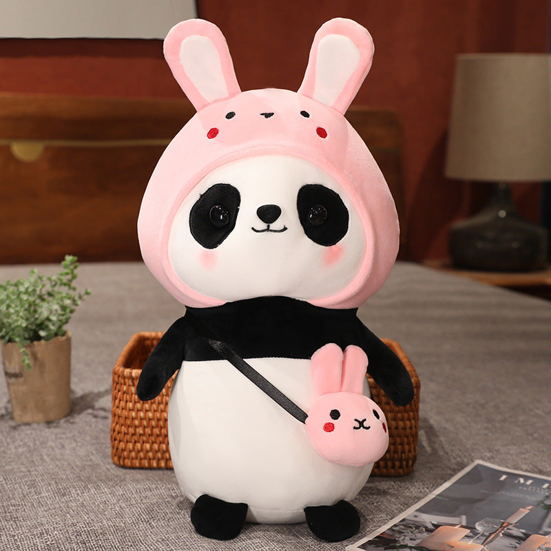 Cute Transforming Panda Doll Cartoon Plush Toy