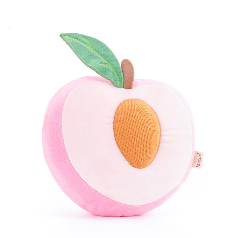 Plush fruit pillow toys creative Cushion Pillow Kawaii Fruit Peaches Stuffed Doll Toys For Children Birthday Gift