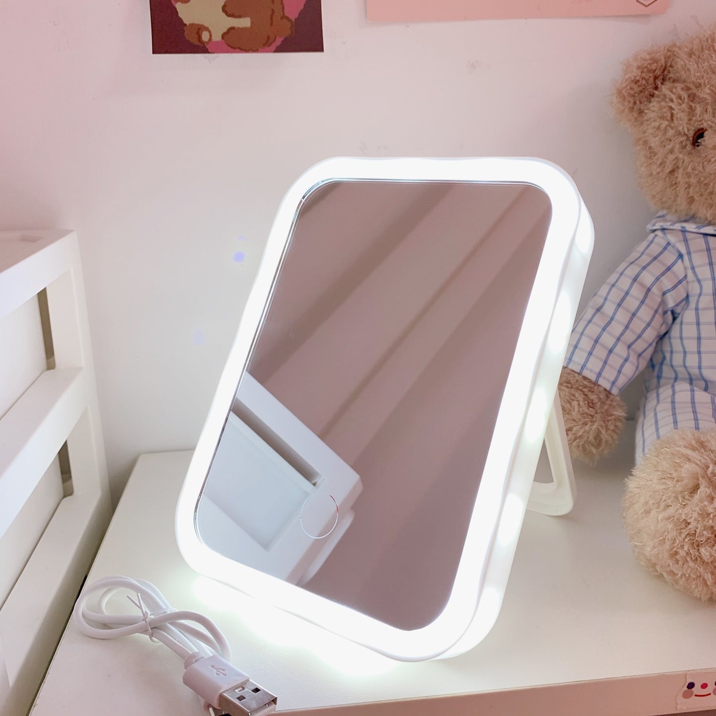 Desktop Desktop Vanity Mirror LED Vanity Mirror Portable Vanity Mirror