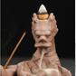 Purple Sand Dragon Backflow Smoke Incense Burner Tower Incense Sandalwood Agarwood Incense Burner Aroma Diffuser Home Office Furnishings Directly Approved By Fangfeng