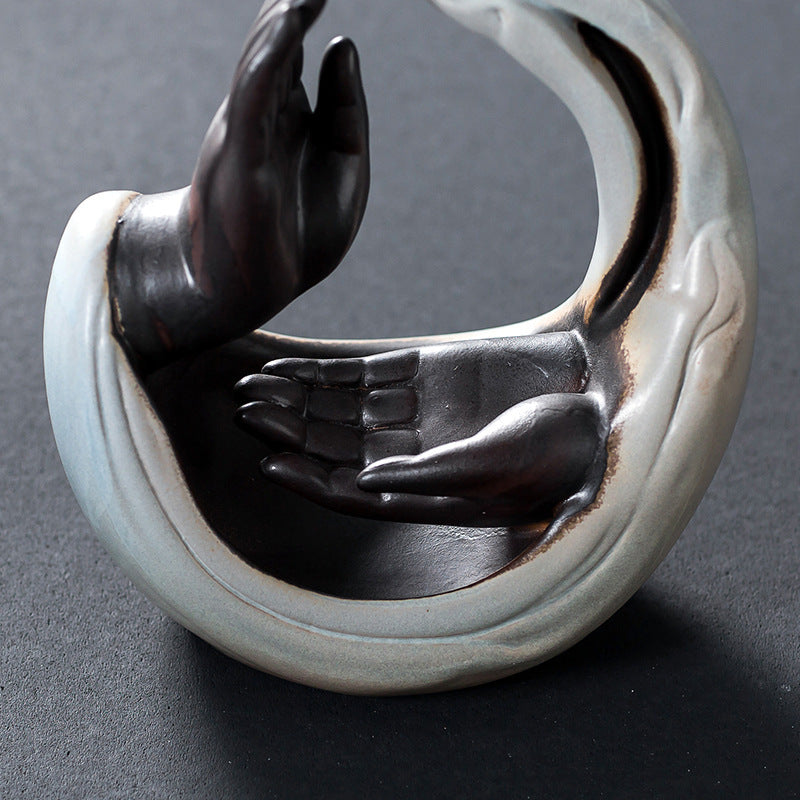 Ceramic Bergamot Backflow Incense Burner