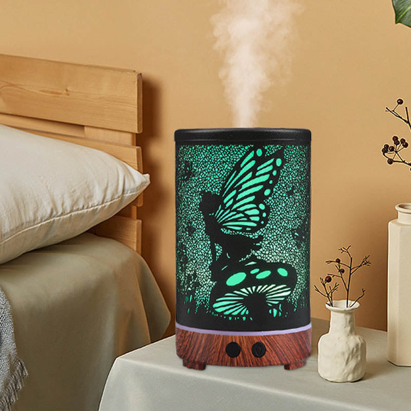 Household Flower Fairy Iron Art Hollow Aroma Diffuser