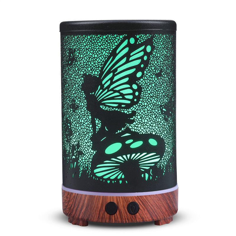 Household Flower Fairy Iron Art Hollow Aroma Diffuser