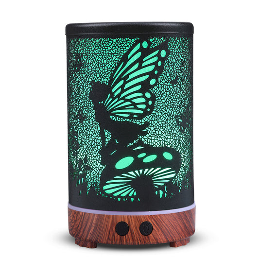 Household Flower Fairy Iron Art Hollow Aroma Diffuser