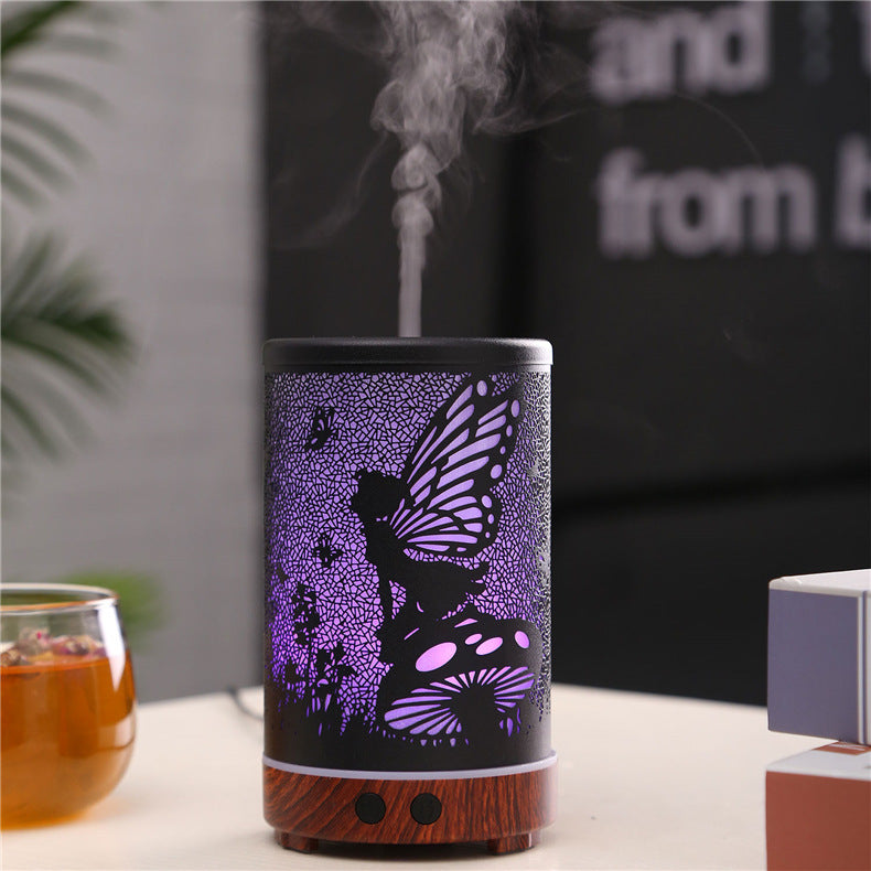 Household Flower Fairy Iron Art Hollow Aroma Diffuser