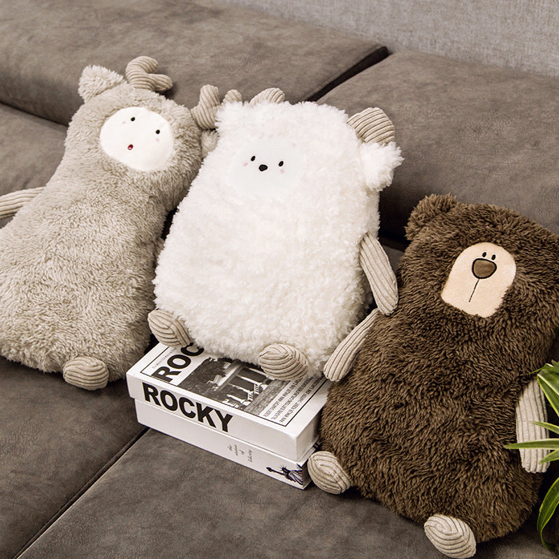 Nordic Bear, Lamb And Elk Plush Toy