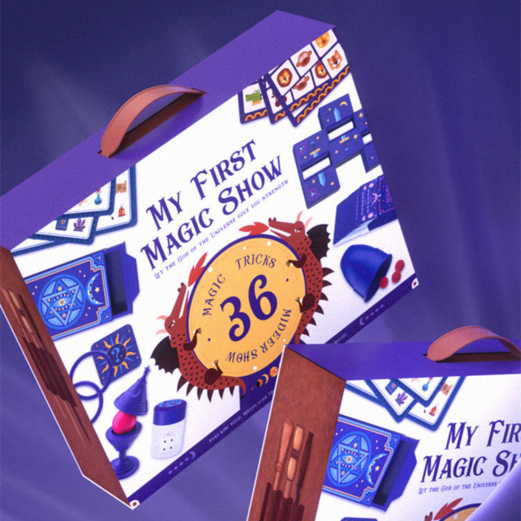 Children's Magic Toy Props Gift Box Poker