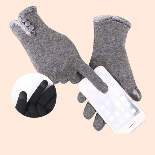 Women's Warm Winter Gloves With Non Down Touch Screen