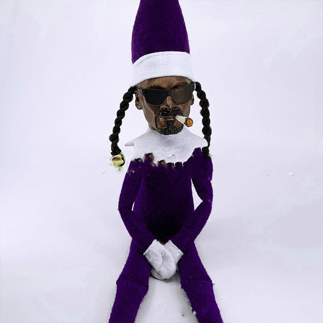 Snoop On A Stoop Christmas Elf Doll Bent