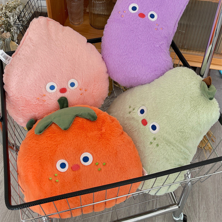 Cartoon Soft Vegetable Plush Doll Pillow