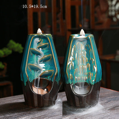 Double-sided Incense Reflow Incense Burner Ceramic Crafts