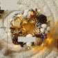 Christmas Decoration Opening Wreath 40to50cm Bar Hotel Bed And Breakfast Wall Hanging Rattan