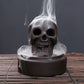 Aroma Burner With Skeleton Head & Pumpkin Detail