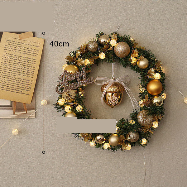 Christmas Decoration Opening Wreath 40to50cm Bar Hotel Bed And Breakfast Wall Hanging Rattan