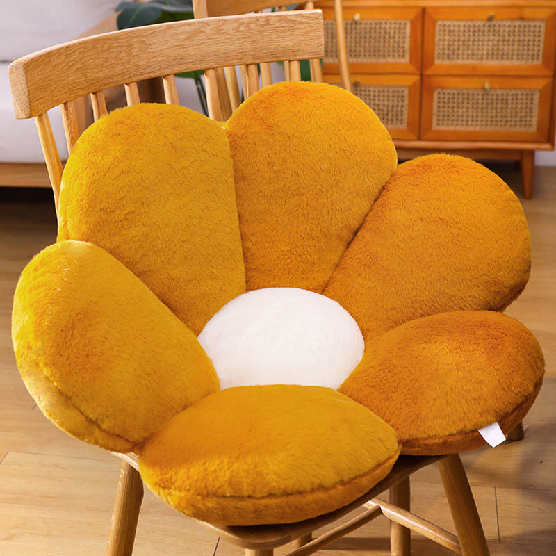 Office Flower Shape Plush Sofa Cushion