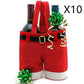 New Wool Fabric Merry Christmas Gifts Santa Pants Style Christmas Candy Gift Bag