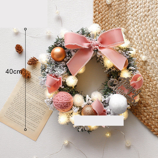 Christmas Decoration Opening Wreath 40to50cm Bar Hotel Bed And Breakfast Wall Hanging Rattan