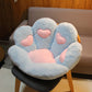 Cute Cat Paw Back Pillows Plush Chair Cushion Animal Child Seat Cushion Sofa Mat Home Sofa Indoor Floor Winter Decor Gift