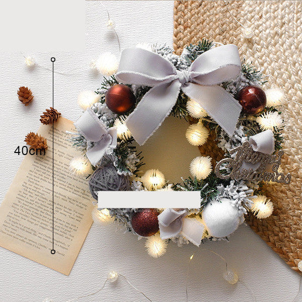 Christmas Decoration Opening Wreath 40to50cm Bar Hotel Bed And Breakfast Wall Hanging Rattan