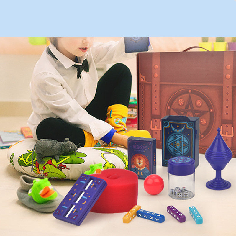 Children's Magic Toy Props Gift Box Poker