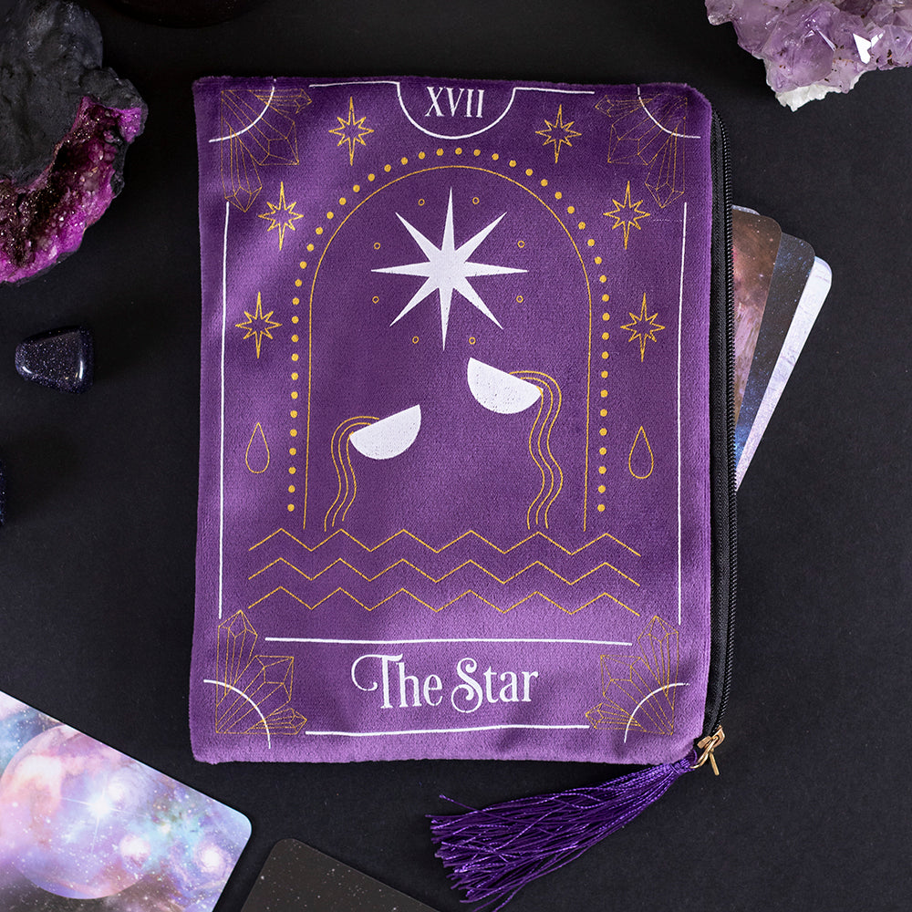 The Star Tarot Card Zippered Bag