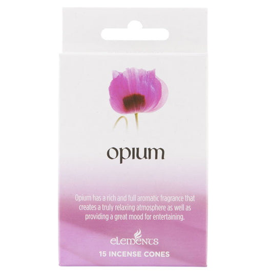 Set of 12 Packets of Elements Opium Incense Cones