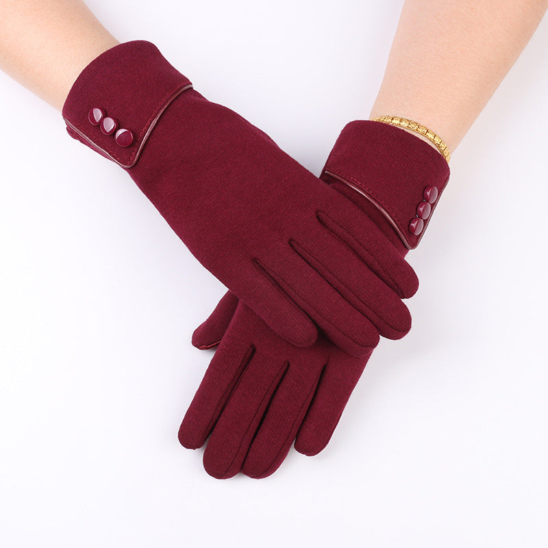 Women's Warm Winter Gloves With Non Down Touch Screen