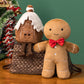 Christmas Gingerbread Man Igloo And Christmas Tree Plush Toy