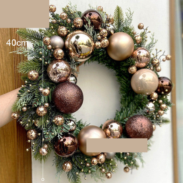 Christmas Decoration Opening Wreath 40to50cm Bar Hotel Bed And Breakfast Wall Hanging Rattan