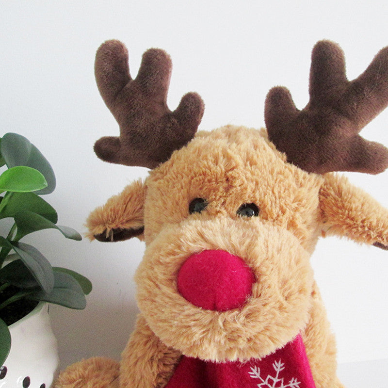 Christmas Plush Elk Doll Toy Girls Children Gifts