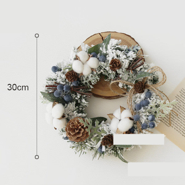Christmas Decoration Opening Wreath 40to50cm Bar Hotel Bed And Breakfast Wall Hanging Rattan