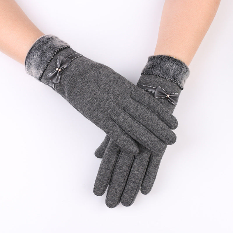 Women's Warm Winter Gloves With Non Down Touch Screen