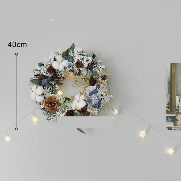 Christmas Decoration Opening Wreath 40to50cm Bar Hotel Bed And Breakfast Wall Hanging Rattan