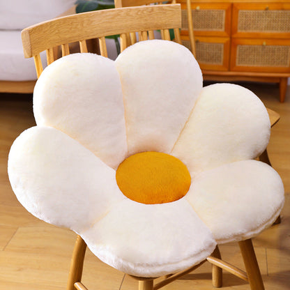 Office Flower Shape Plush Sofa Cushion