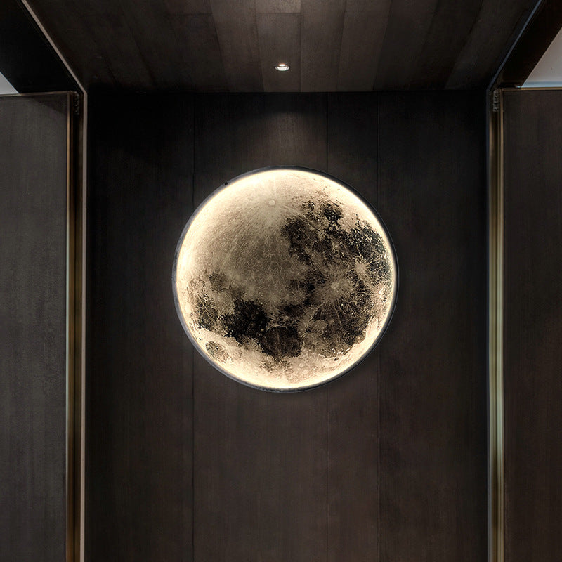 Bedroom Bedside Moon Wall Lamp